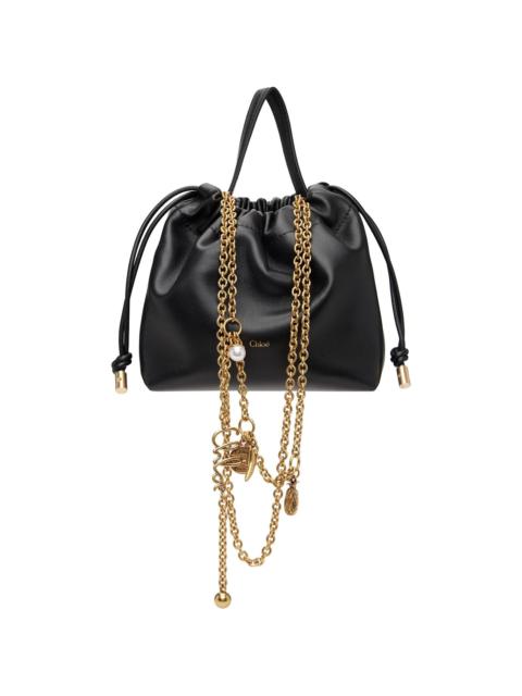 Chloé Black Mini 'Chloé Icons' Chain Shoulder Bag