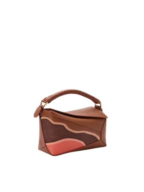 Loewe LOEWE Puzzle Small Edge Pecan/Parrot Pink Leather Bag