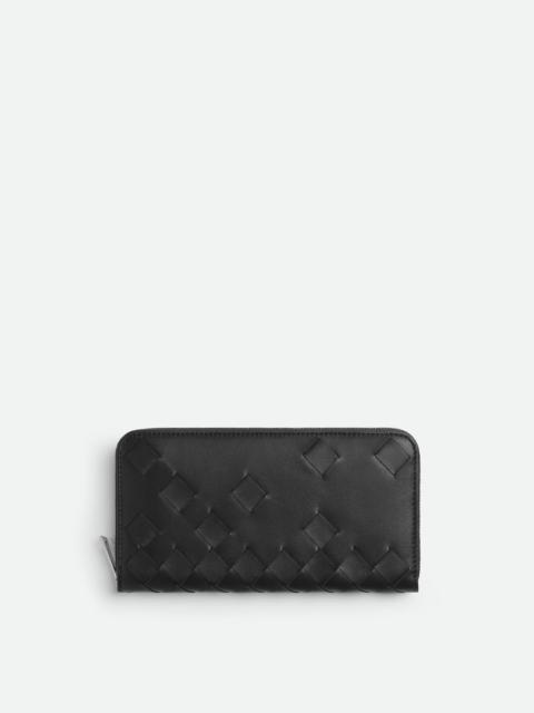 Bottega Veneta Intrecciato Zip Around Wallet