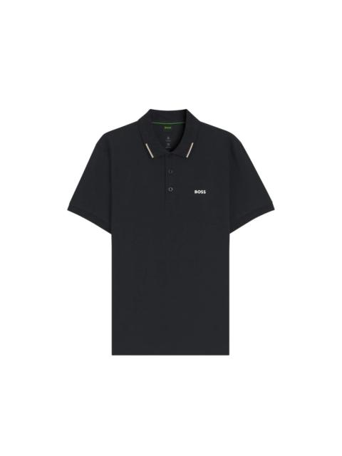 BOSS Boss Black Polo Shirts Men