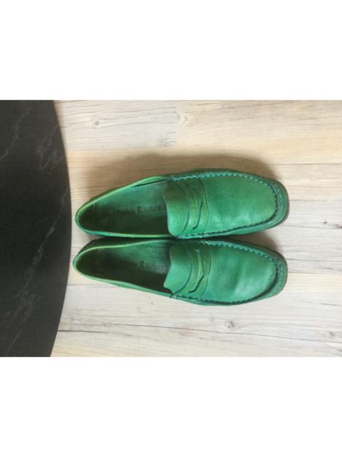 Other Designers Jean Baptiste Rautureau - Amazing green loafers. Chic look like saint laurent shoes
