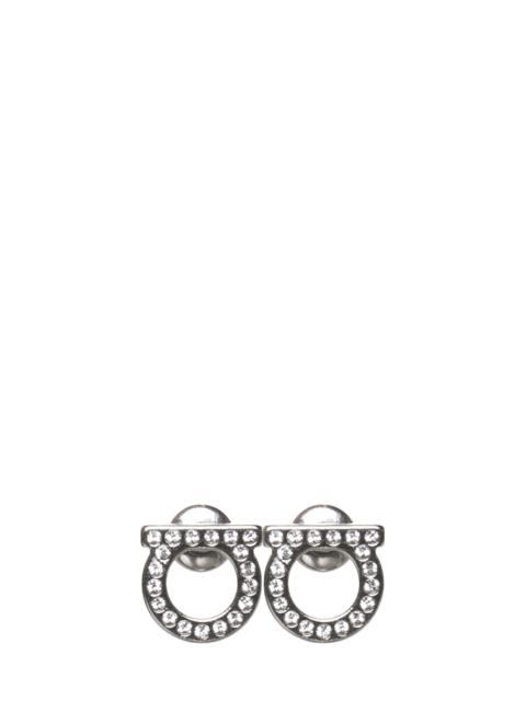 FERRAGAMO Ferragamo Women Gancini Crystal Earrings