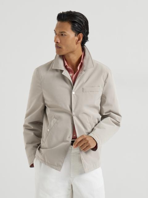Brunello Cucinelli Bonded nylon outerwear jacket with Thermore® padding