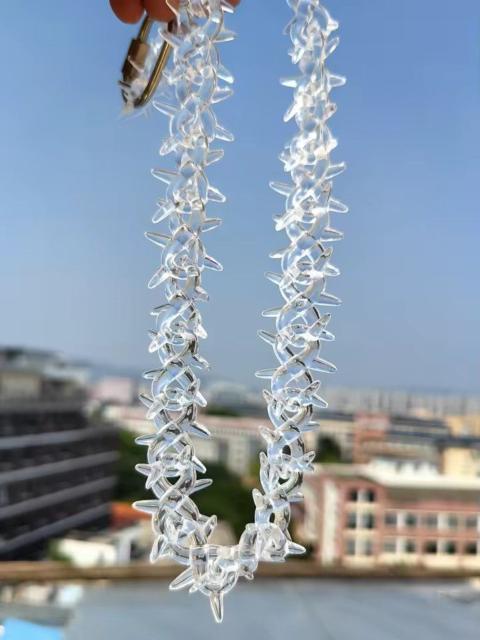 Other Designers Japanese Brand - ⛓️ New Clear Acrylic Torn Chain Link Necklace