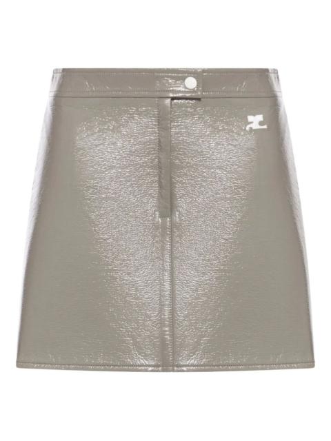 courrèges Courreges Women Reedition Vinyl Mini Skirt