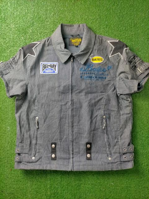 Other Designers Vintage Custom Bates Leathers Jacket Short Sleeve