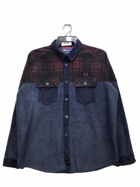 Fred Perry Fred Perry Rare Design Button Down Velvet Shirt