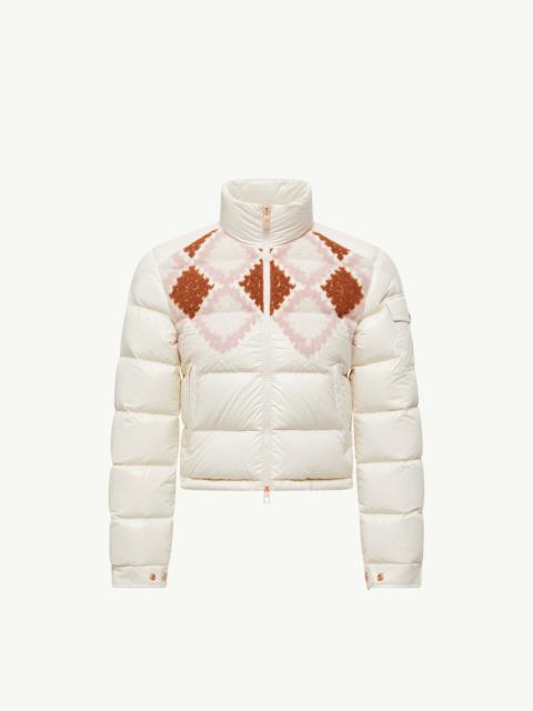 Moncler Megara Wool-Trimmed Short Down Jacket