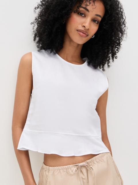 LESET Yoko Peplum Top