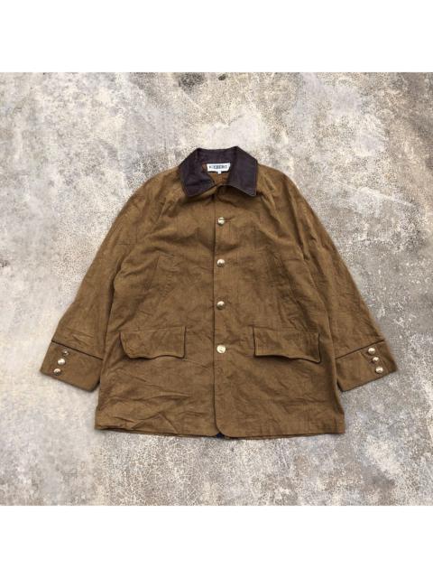 Other Designers ICEBERG Rare Leather Collar Chore Jacket