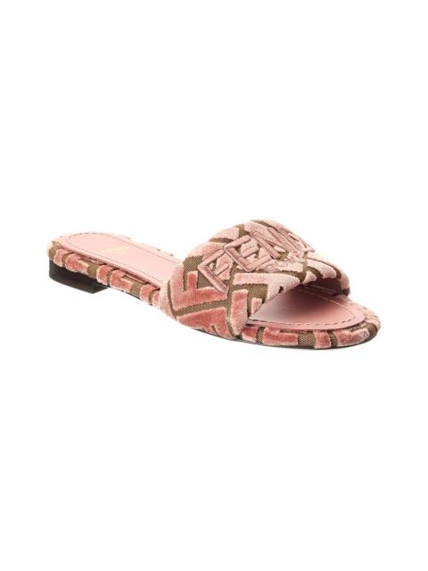 FENDI FENDI Sunshine Velvet Sandal