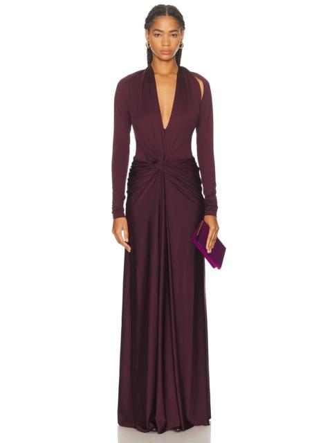 Victoria Beckham V-Neck Gown
