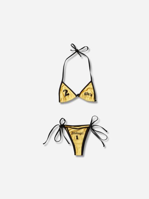 OTTOLINGER Women's Bikini Set Yellow / Black