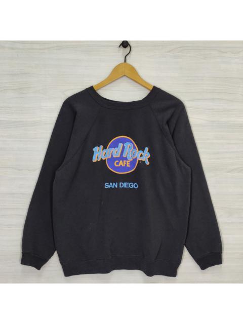 Other Designers Hanes × Hard Rock Cafe × Vintage - Vintage Hard Rock Cafe San Diego Raglan Sweatshirt