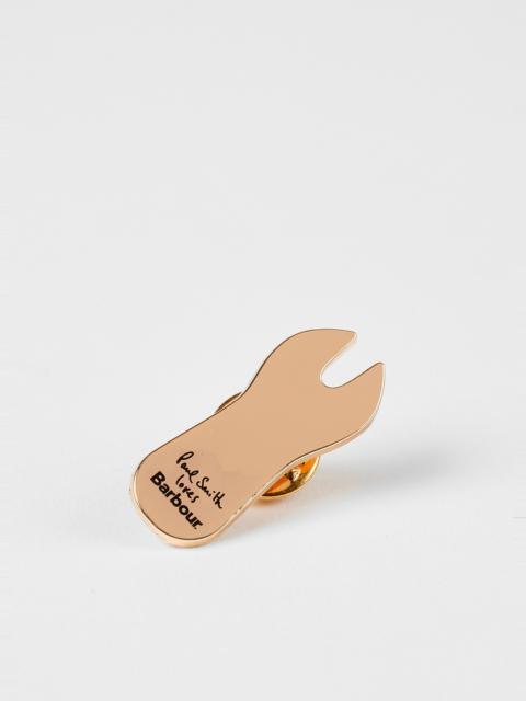Paul Smith Paul Smith loves Barbour - Chip Fork Pin Badge