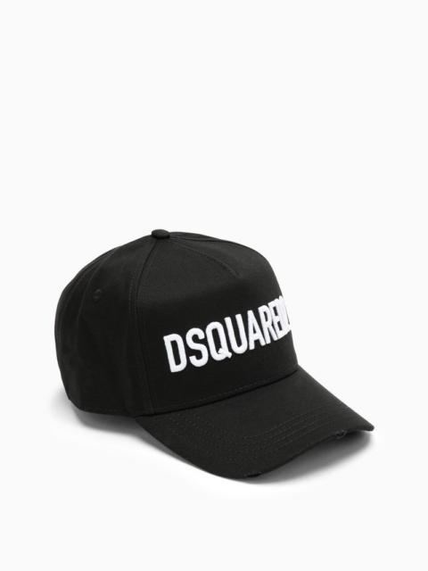 Dsquared2 Black Baseball Cap With Logo Men