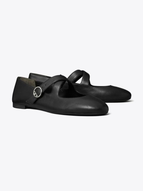 TORY BURCH Tory Burch Criss Cross Mary Jane Ballets
