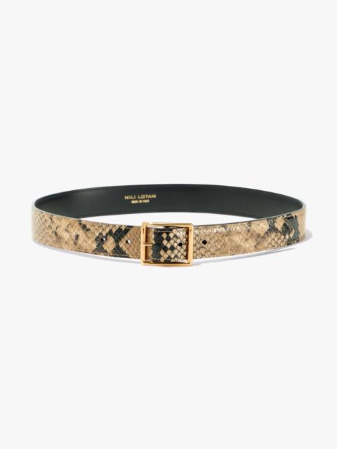 NILI LOTAN GABRIELE LEATHER BELT