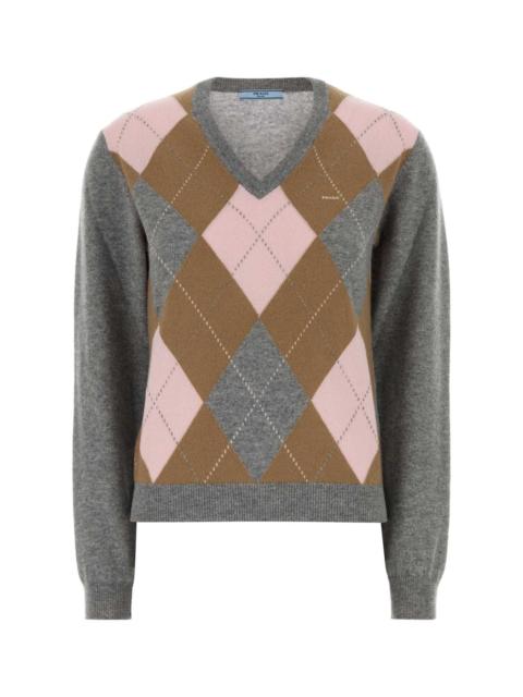 Prada Prada Women Grey Cashmere Sweater