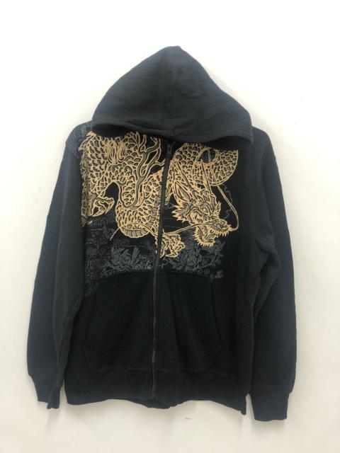Other Designers Le Grande Bleu (L.G.B.) - Rare Sukajan Japan Traditional Oblo Yakuza Hoodie