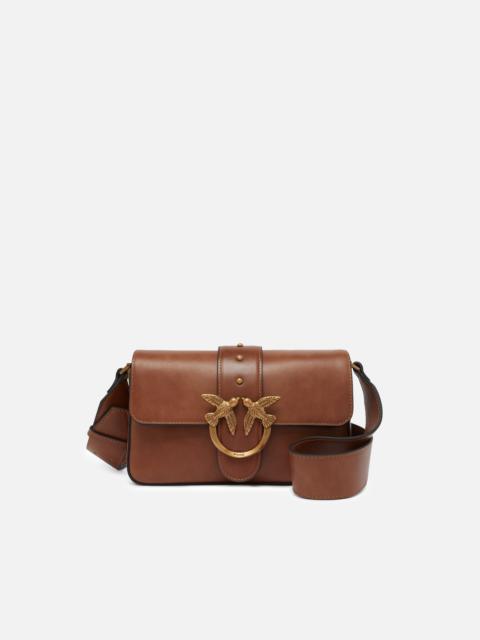 SLOUCHY MINI LOVE BAG SMALL SHOULDER BAG IN CLOUD LEATHER