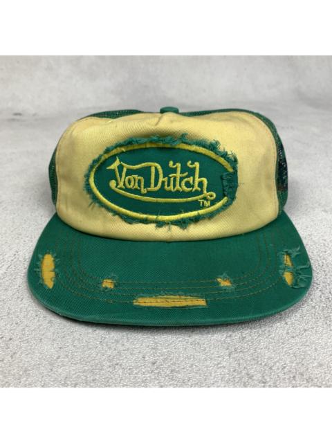 Other Designers Von Dutch Distressed Trucker Hat Cap