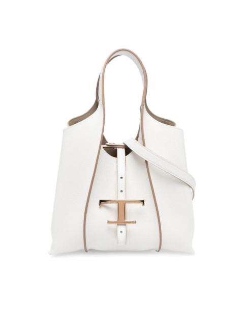 Tod's T Timeless Shopping Bag in Leather Mini
