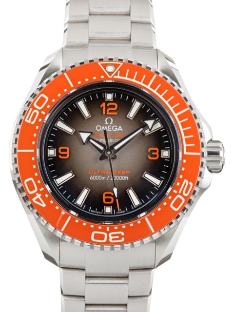 OMEGA Used Omega Seamaster Orange Bezel Planet Ocean 6000M O-MEGASTEEL