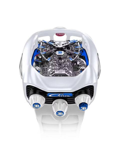 Other Designers Jacob & Co. Bugatti Chiron Tourbillon Hand Wind Men's Watch BU240.95.AB.AB.A