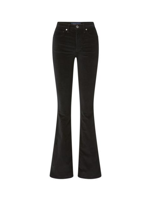 VERONICA BEARD BEVERLY VELVET SKINNY-FLARE JEAN