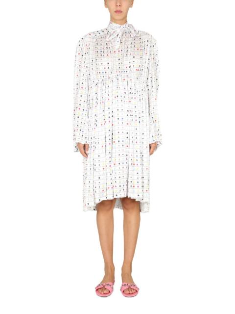 BALENCIAGA Balenciaga Women "Paper Crush Floral" Dress