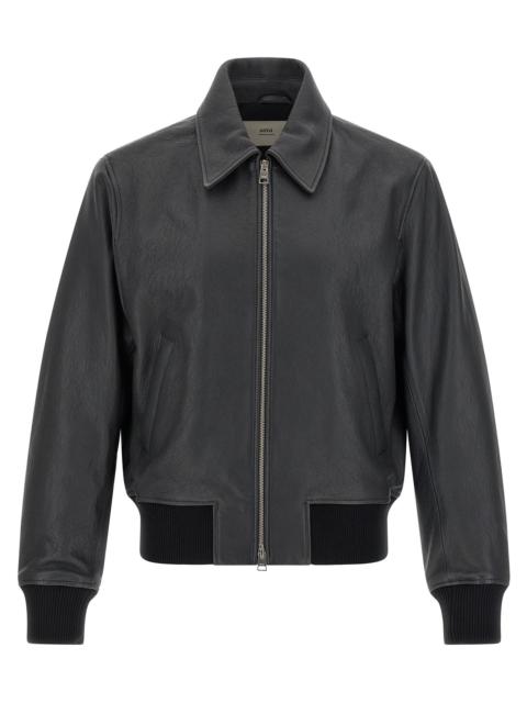 AMI Paris Ami Paris Men 'Ami De Coeur' Bomber Jacket