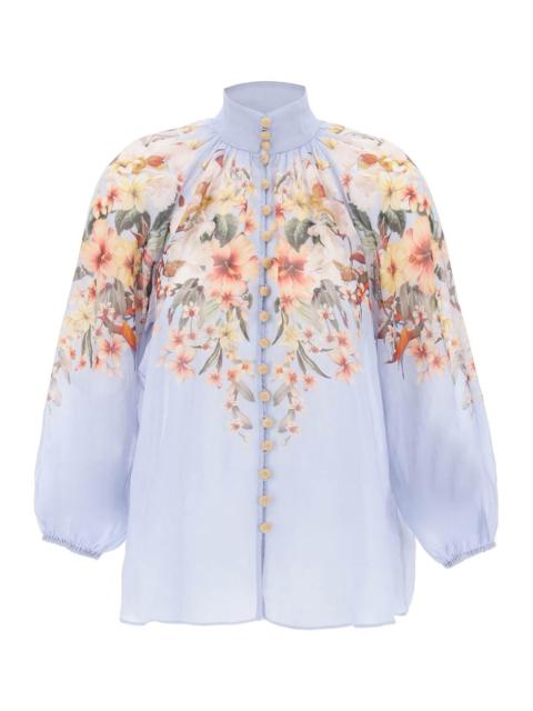 Zimmermann Lexi Billow Shirt With Floral Motif