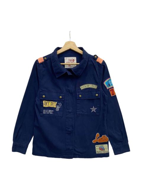 Other Designers Japanese Brand - ROCKIN’ TRIP PLT PATCHWORK BUTTON SHIRT