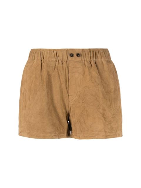 Zadig & Voltaire Paxi suede shorts