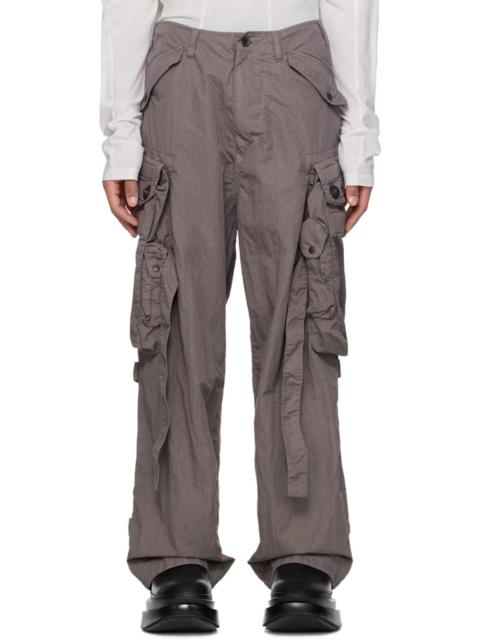 Julius 24ss gasmask cargo parachute strap pants