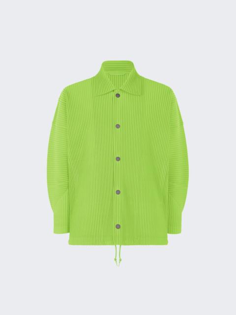 ISSEY MIYAKE Pleated Shirt Fresh Green