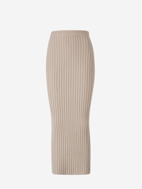 Max Mara LONG KNITTED MIDI SKIRT