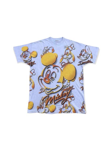 Other Designers Disney - vintage mickey mouse and friends all over print tshirt