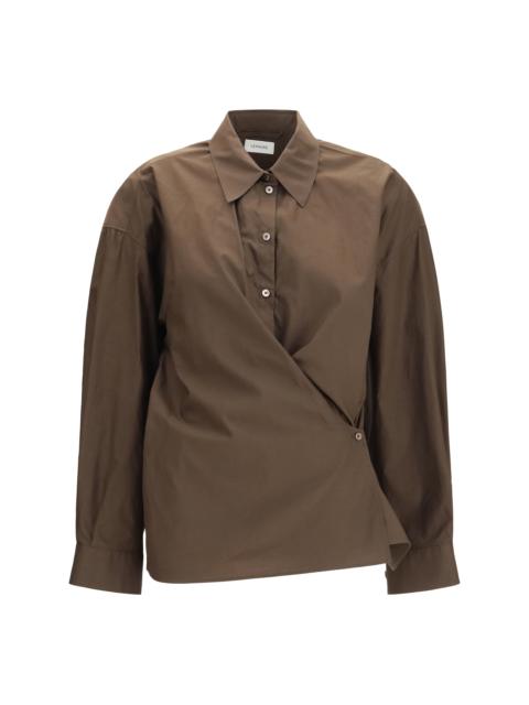 Lemaire Lemaire Cotton Blend Shirt Truffle