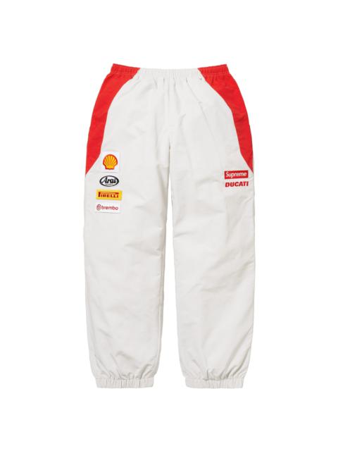 Supreme Ducati Logo Track Pants Light Gray