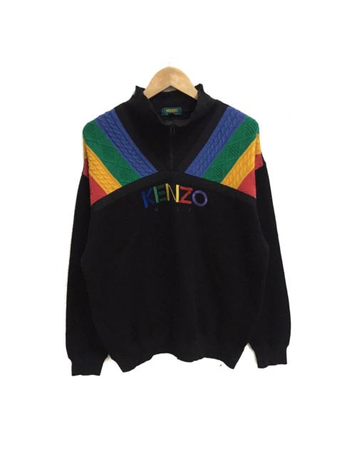 Other Designers Vintage - VINTAGE KENZO GOLF BIG LOGO EMBROIDERY SWEATSHIRT PULLOVER