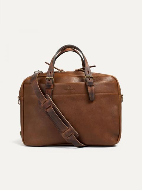 Bleu de Chauffe FOLDER BUSINESS BAG  -  AMBER BROWN