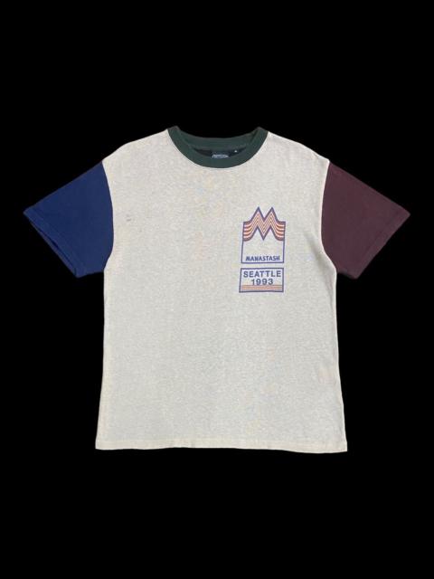 Other Designers Vintage Manastash Seattle 1993 Mono Block Hemp tee