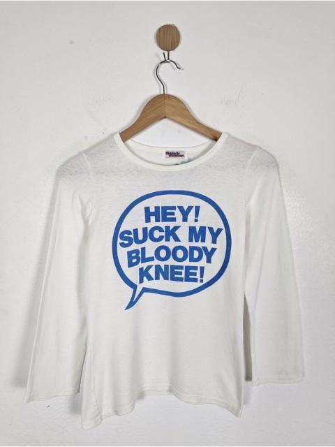 Hysteric Glamour Hysteric Glamour Suck My Bloody Knee shirt