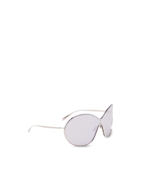 Alaïa Alaïa Silver Sunglasses Women