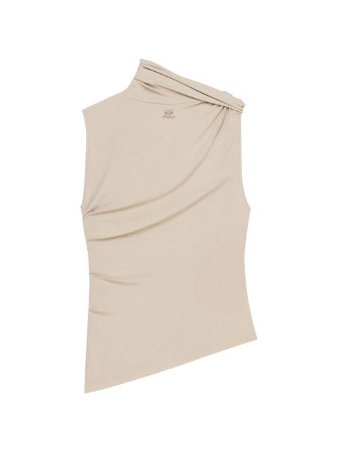 courrèges draped top