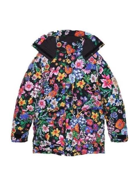 GUCCI Gucci x The North Face Floral Print Down Jacket 'Purple' 648858-XAABX-1037