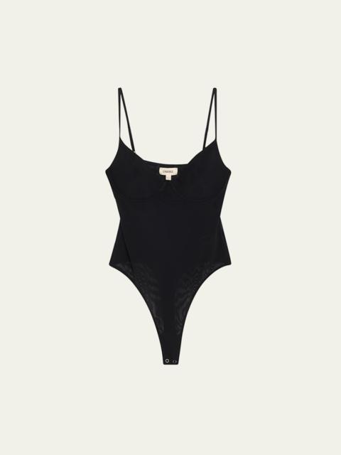 L'AGENCE Elowen Mesh Bodysuit