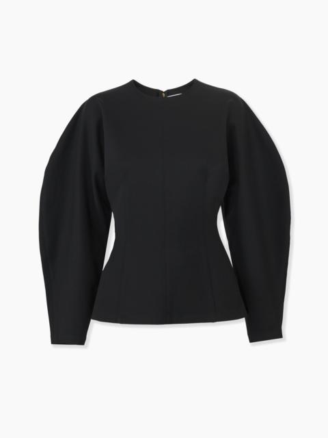 CAROLINA HERRERA Arc Sleeve Ponte Top